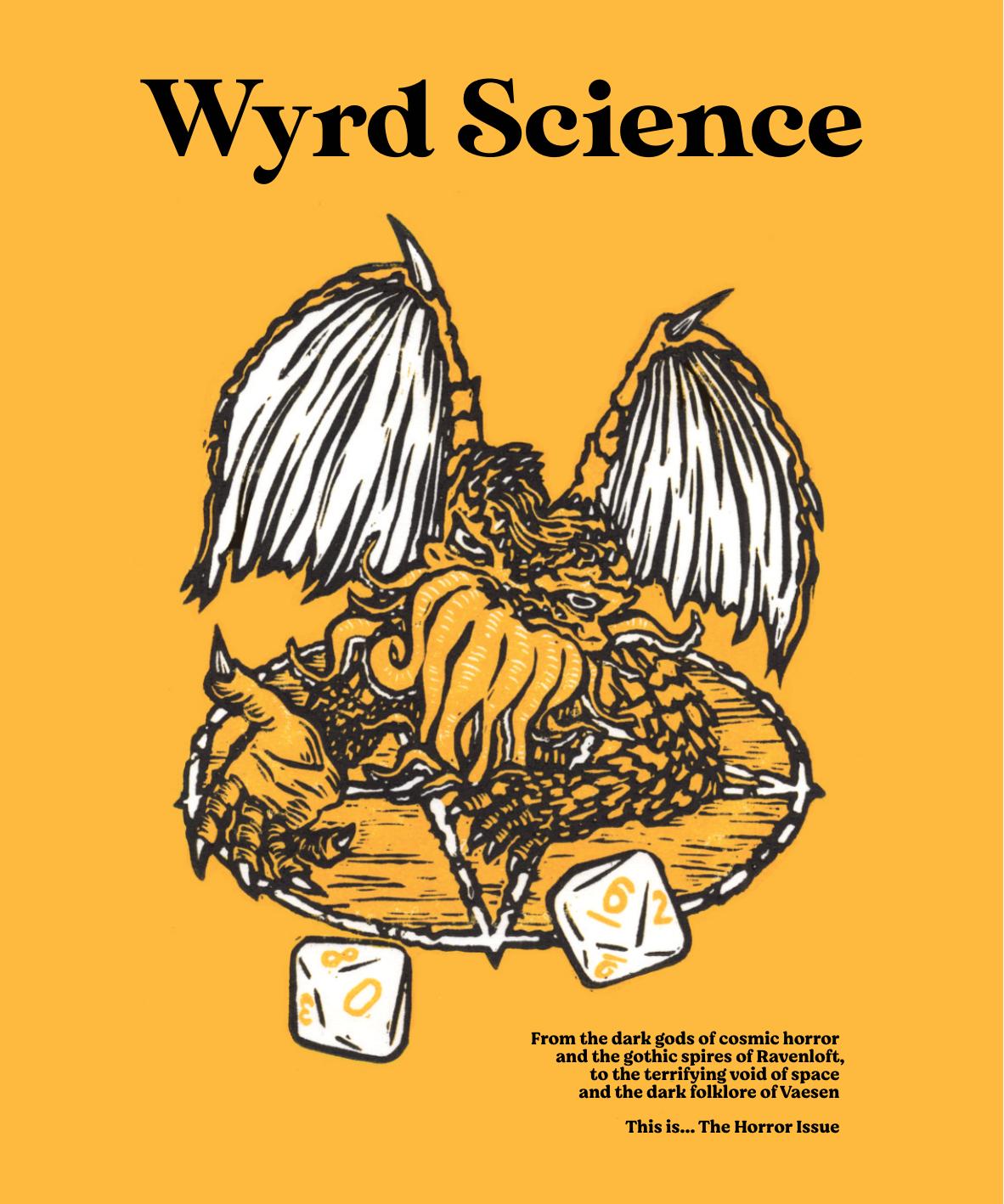 Wyrd Science Vol 1 Issue 3 The Horror Issue Wyrd Science