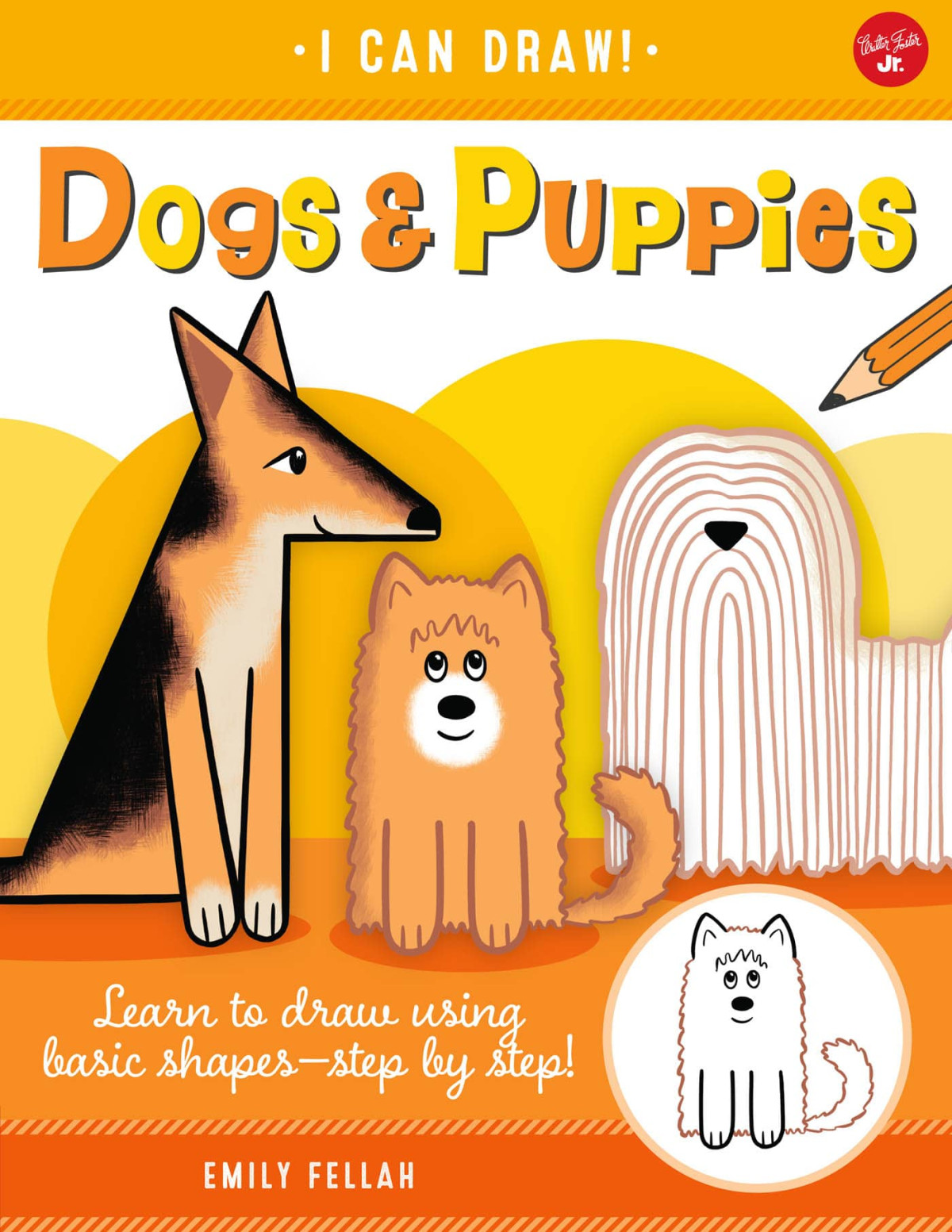 Dogs Puppies Learn To Draw Using Basic Shapesstep By Step Volume 5 Emily Fellah