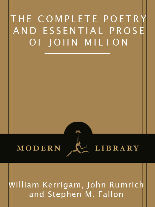 The Complete Poetry And Essential Prose Of John Milton John Milton