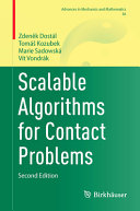 Scalable Algorithms For Contact Problems 2nd Edition 2nd Zdenk Dostl