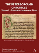 The Peterborough Chronicle Volume 2 Translation Indexes And Plates Bernard J Muir