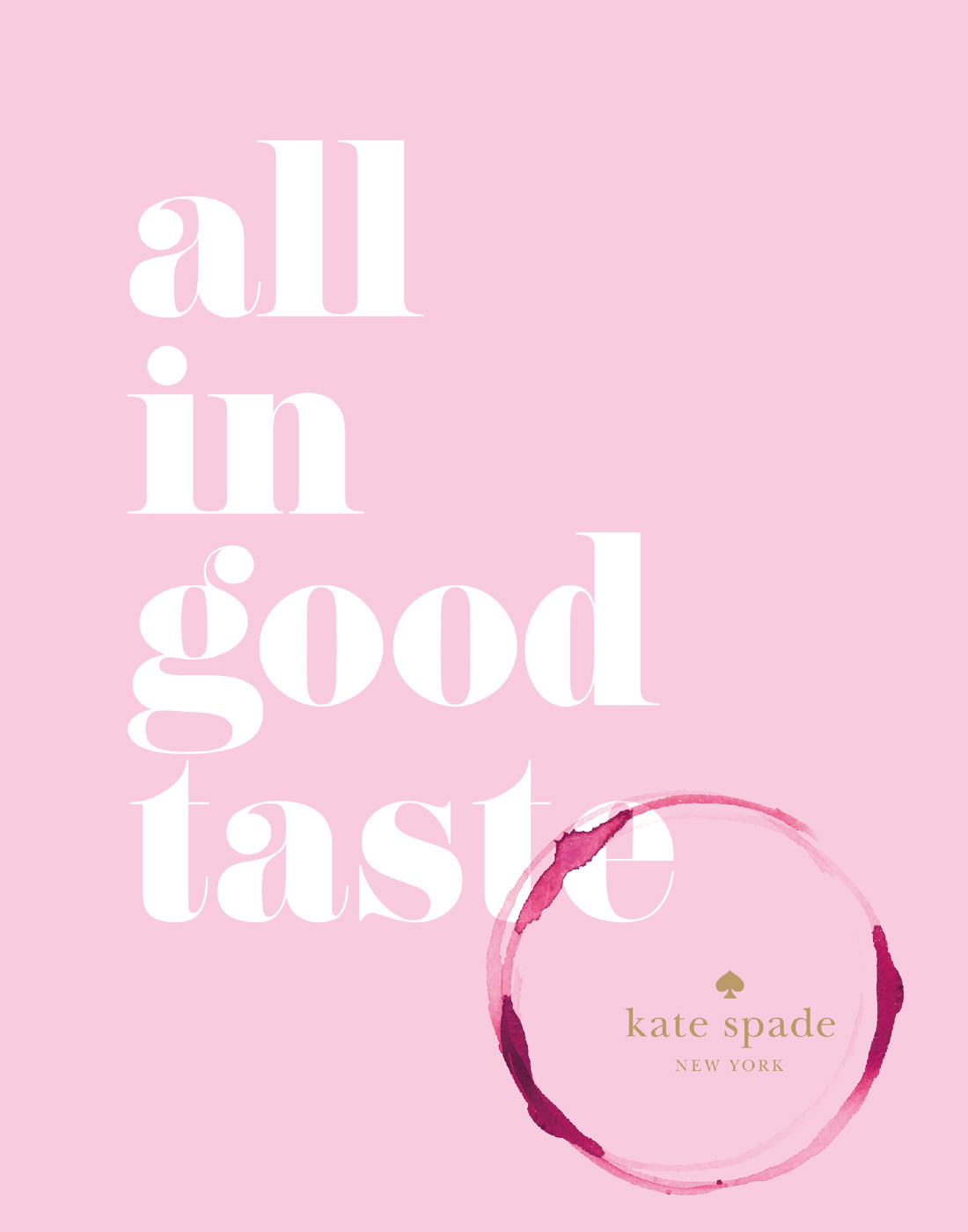 All In Good Taste Kate Spade