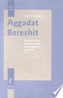 Aggadat Bereshit Translated From The Hebrew With An Introduction And Notes Lieve M Teugels