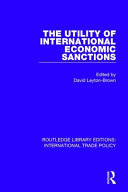 The Utility Of International Economic Sanctions 1 David Leytonbrown