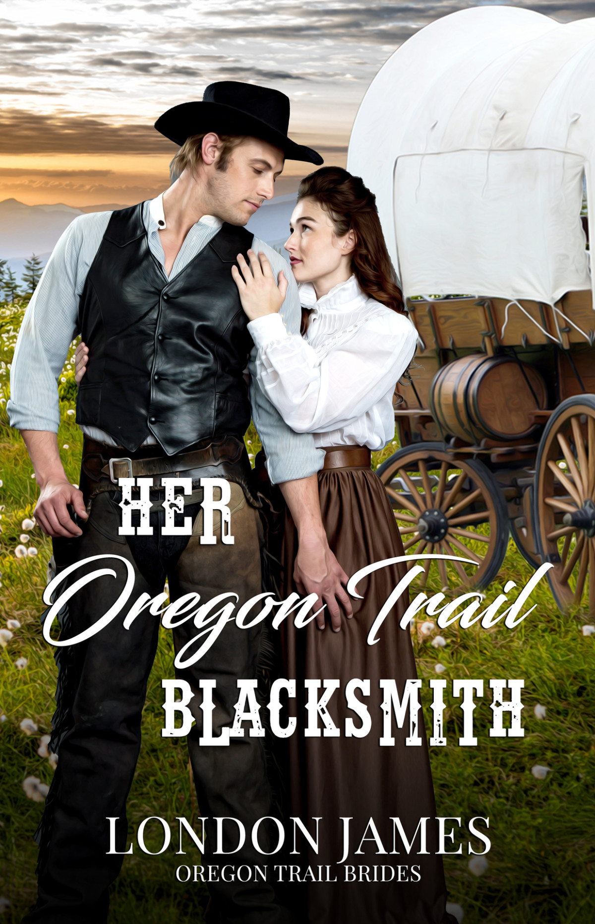 Her Oregon Trail Blacksmith Oregon Trail Brides 03 A Clean Wagon Train Western Historical Romance London James