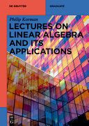 Lectures On Linear Algebra And Its Applications Philip Korman