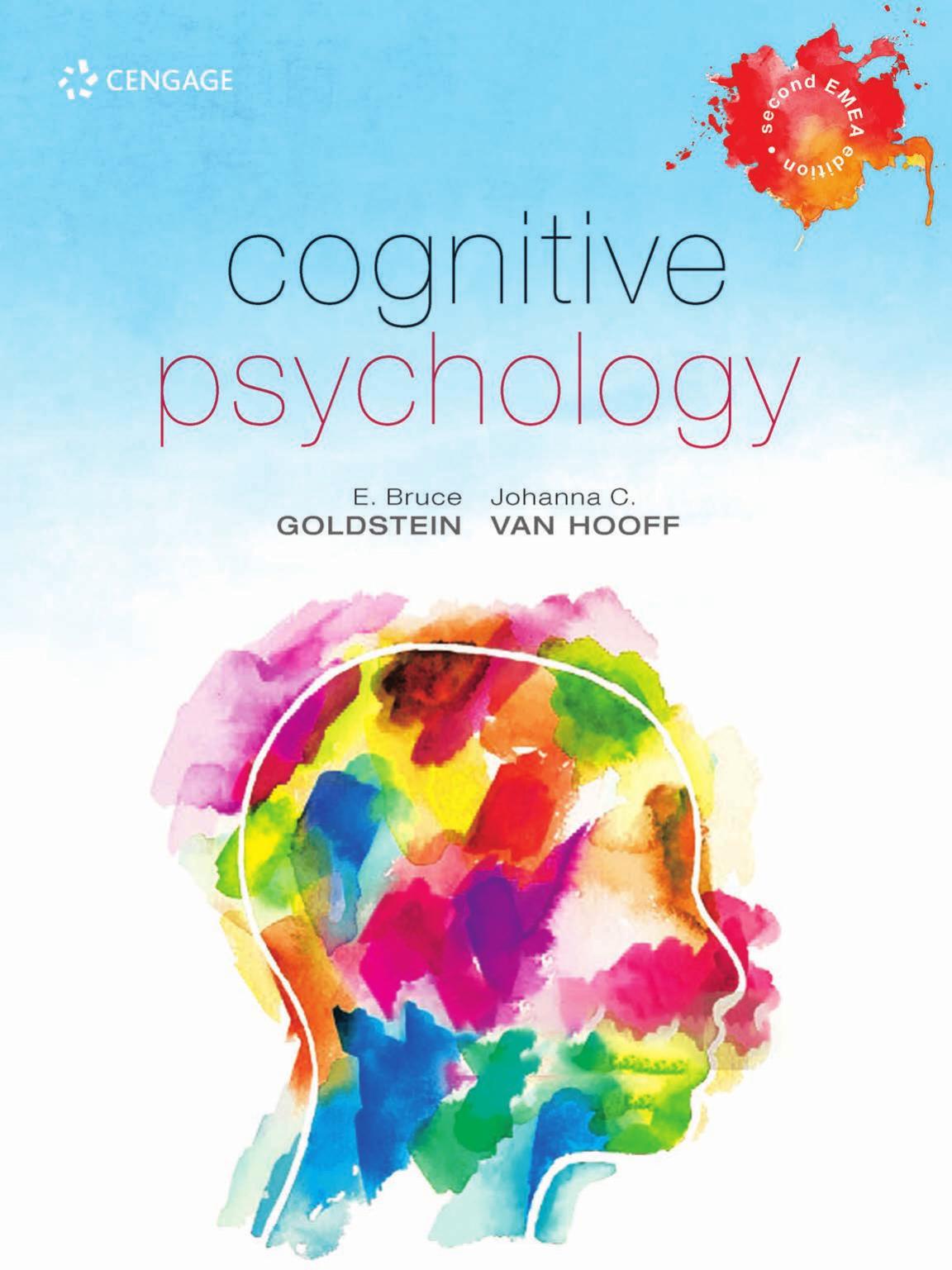Cognitive Psychology 2e 2nd Edition E Bruce Goldstein Adapter Johanna C Van Hooff