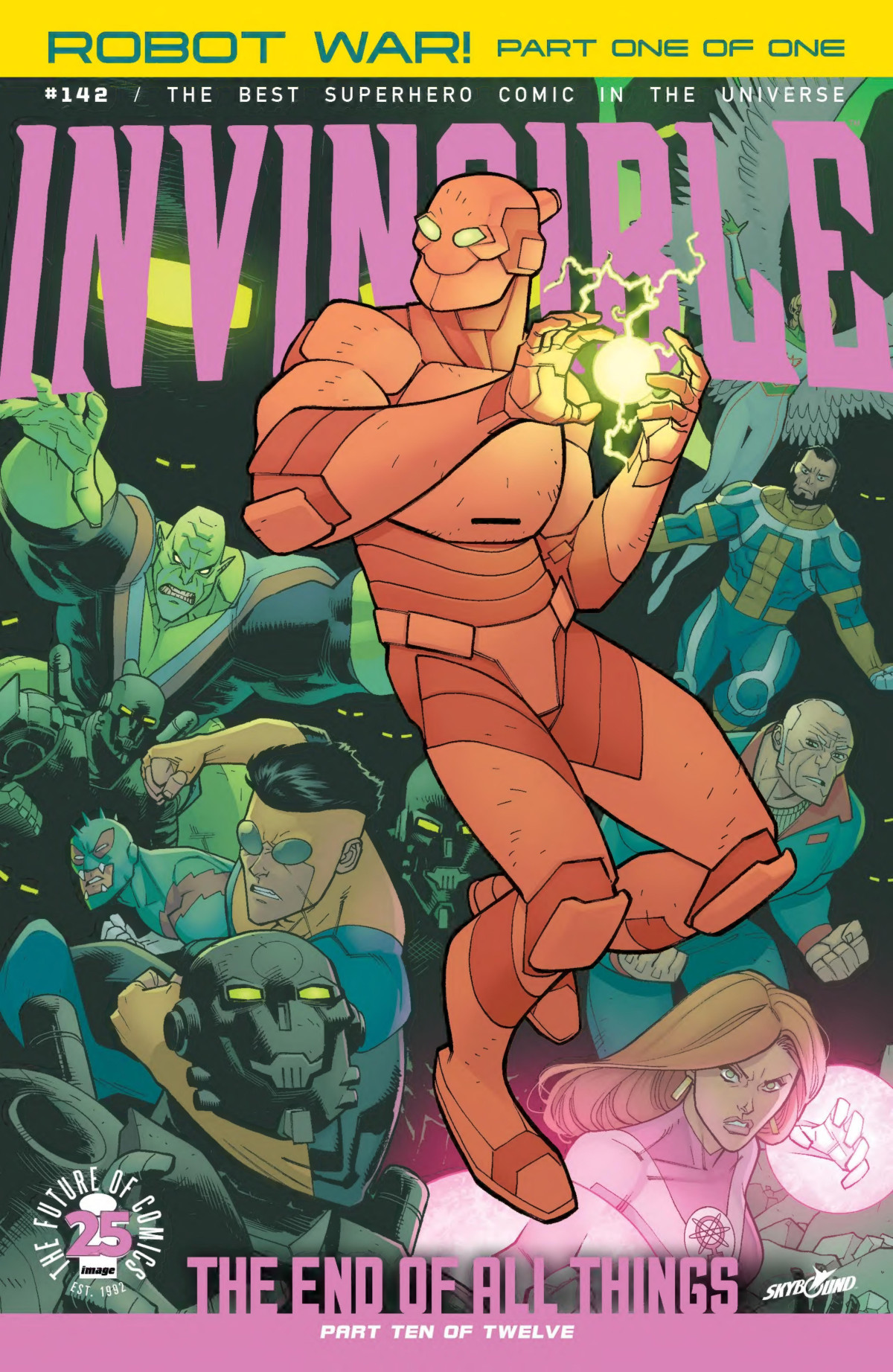 Invincible 142 Robot War Robert Kirkman