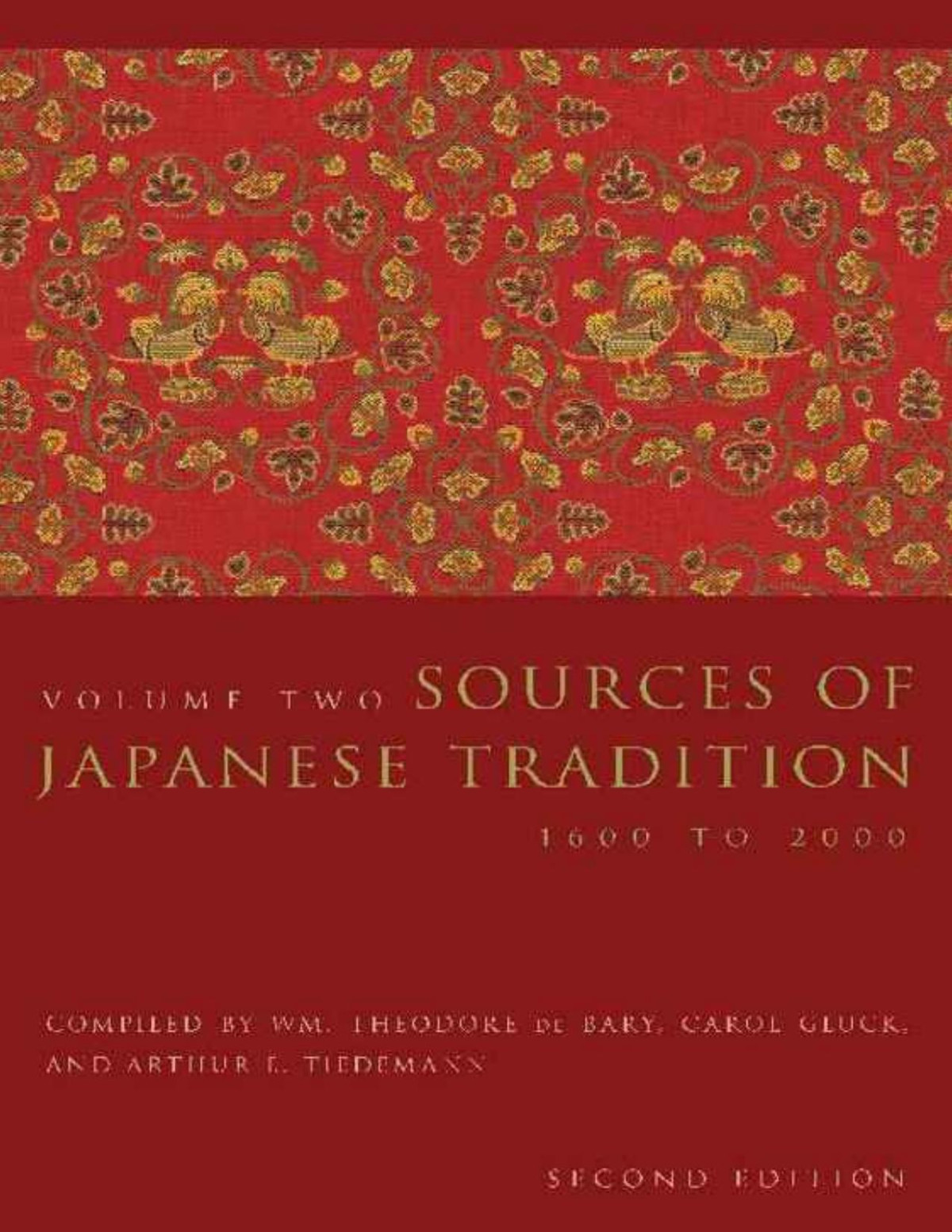 Sources Of Japanese Tradition Volume 2 1600 To 2000 Vol 2 Introduction To Asian Civilizations Wm Theodore De Bary Carol Gluck Donald Keene