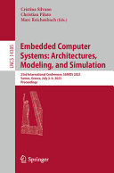Embedded Computer Systems Architectures Modeling And Simulation 23rd International Conference Samos 2023 Samos Greece July 26 2023 Proceedings Cristina Silvano