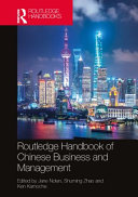 Routledge Handbook Of Chinese Business And Management 1 Jane Nolan