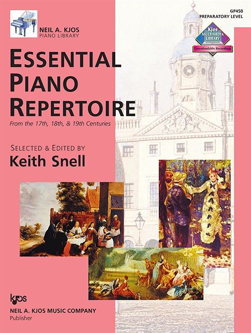 Essential Piano Repertoire Preparatory Level Various Composers