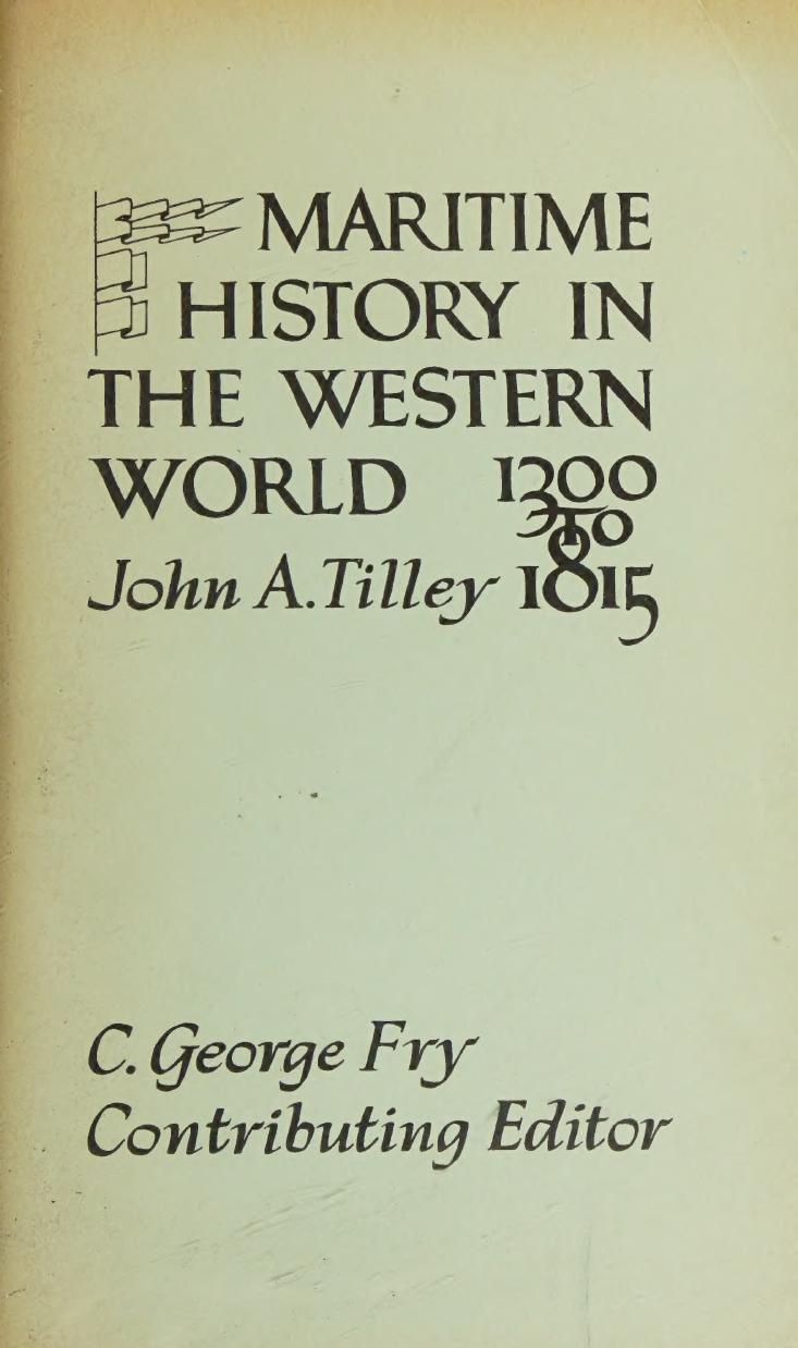 Maritime History In The Western World John Tiller