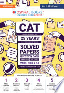 Oswaal Cat 25 Years Chapterwise And Topicwise Solved Papers Question Bank 19902008 20172022 Varc Dilr Qa For 2023 Exam Oswaal Editorial Board