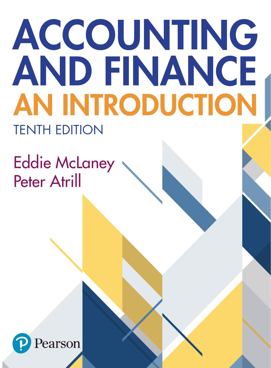Accounting And Finance An Introduction Eddie Mclaney Peter Atrill