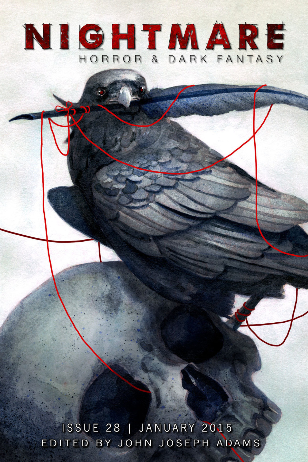 Nightmare Magazine January 2015 1st Marina J Lostetter Tran Nguyen David Cronenberg Lisa Morton Lucy Taylor Christopher Barzak Norman Partridge Kat Howard John Joseph Adams