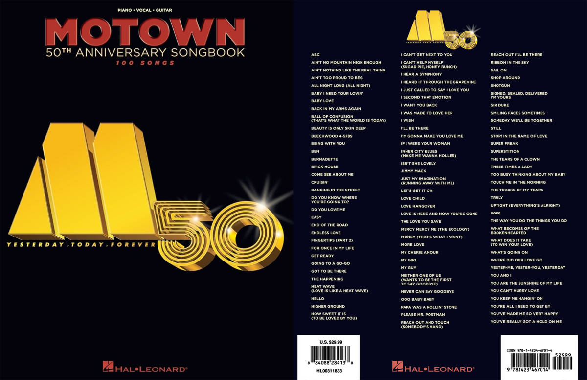 Motown 50th Anniversary Songbook Restaurado Hal Leonard Corp