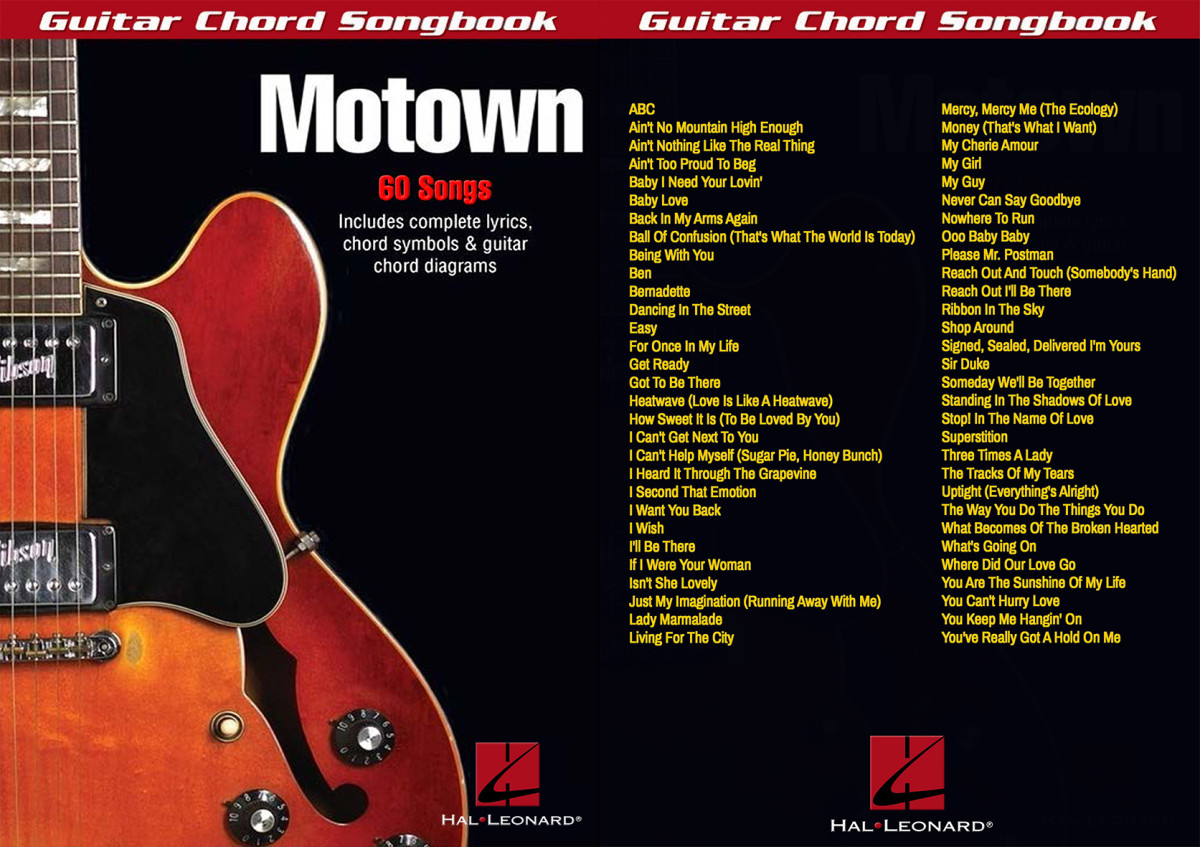 Motown Guitar Chord Songbook Hal Leonard Restaurado Hal Leonard