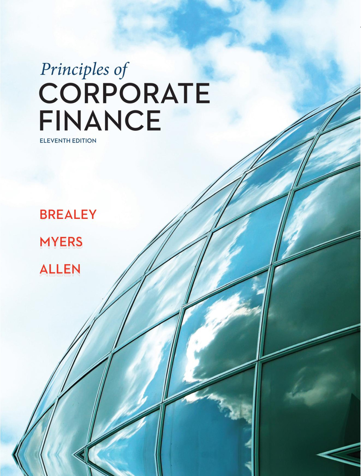 Principles Of Corporate Finance The Mcgrawhillirwin Series In Finance Insurance And Real Estate 11th Edition Allen