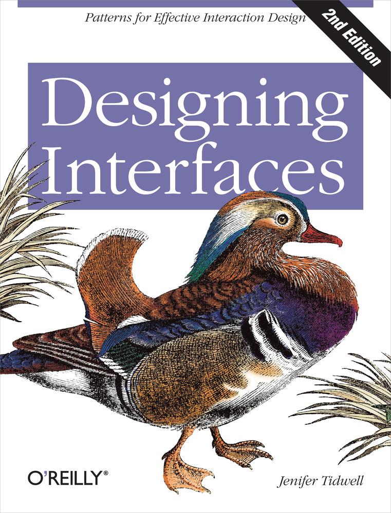 Designing Interfaces Second Edition Jenifer Tidwell