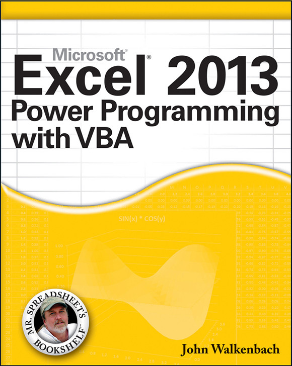 Excel 2013 Power Programming With Vba John Walkenbach