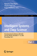 Intelligent Systems And Data Science First International Conference Isds 2023 Can Tho Vietnam November 1112 2023 Proceedings Part I Nguyen Thainghe