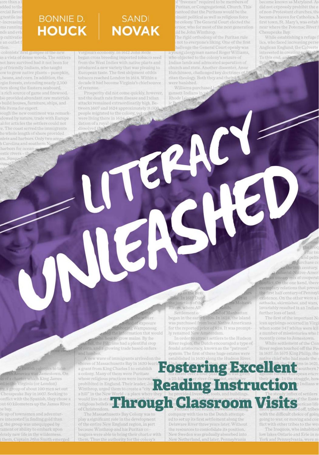 Literacy Unleashed Fostering Excellent Reading Instruction Through Classroom Visits Bonnie D Houck
