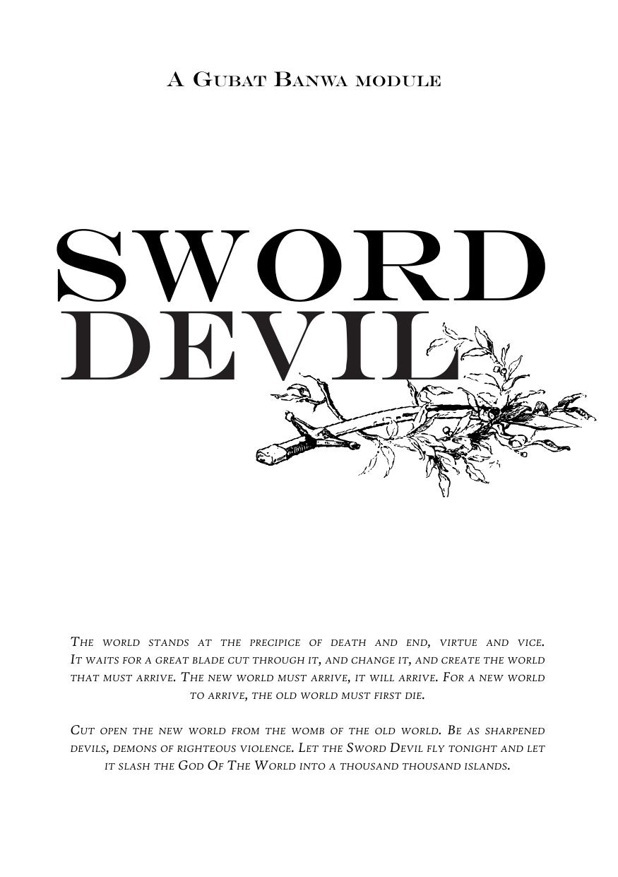 Sword Devil Liquorcanini