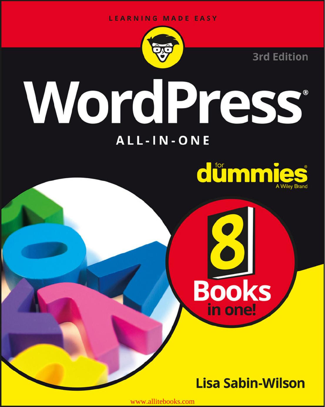 Wordpress Allinone For Dummies 3rd Lisa Sabinwilson