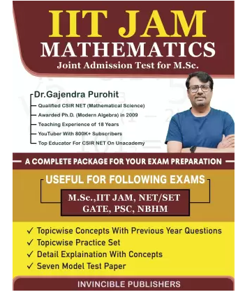 Iit Jam Mathematics Gajendra Purohit