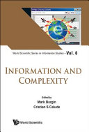 Information And Complexity Mark Semenovich Burgin Cristian S Calude