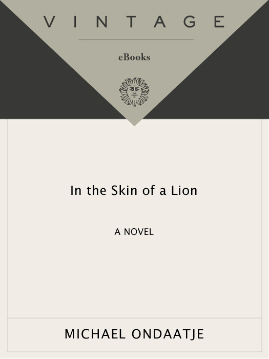 In The Skin Of A Lion Michael Ondaatje