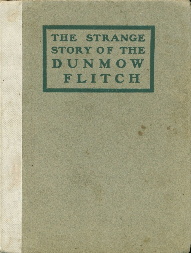 The Strange Story Of The Dunmow Flitch J W Robertsonscott