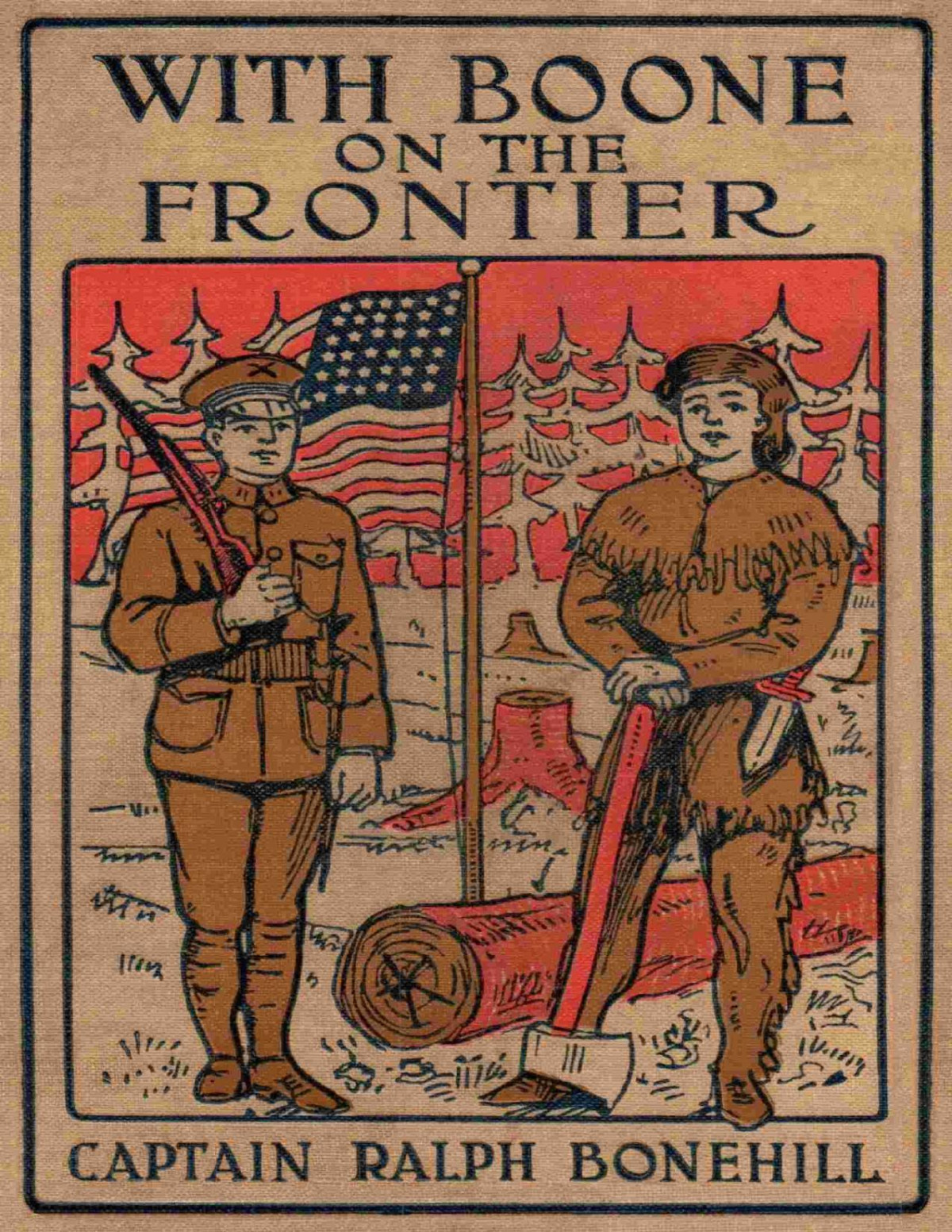 With Boone On The Frontier 1st Edition Edward Stratemeyer