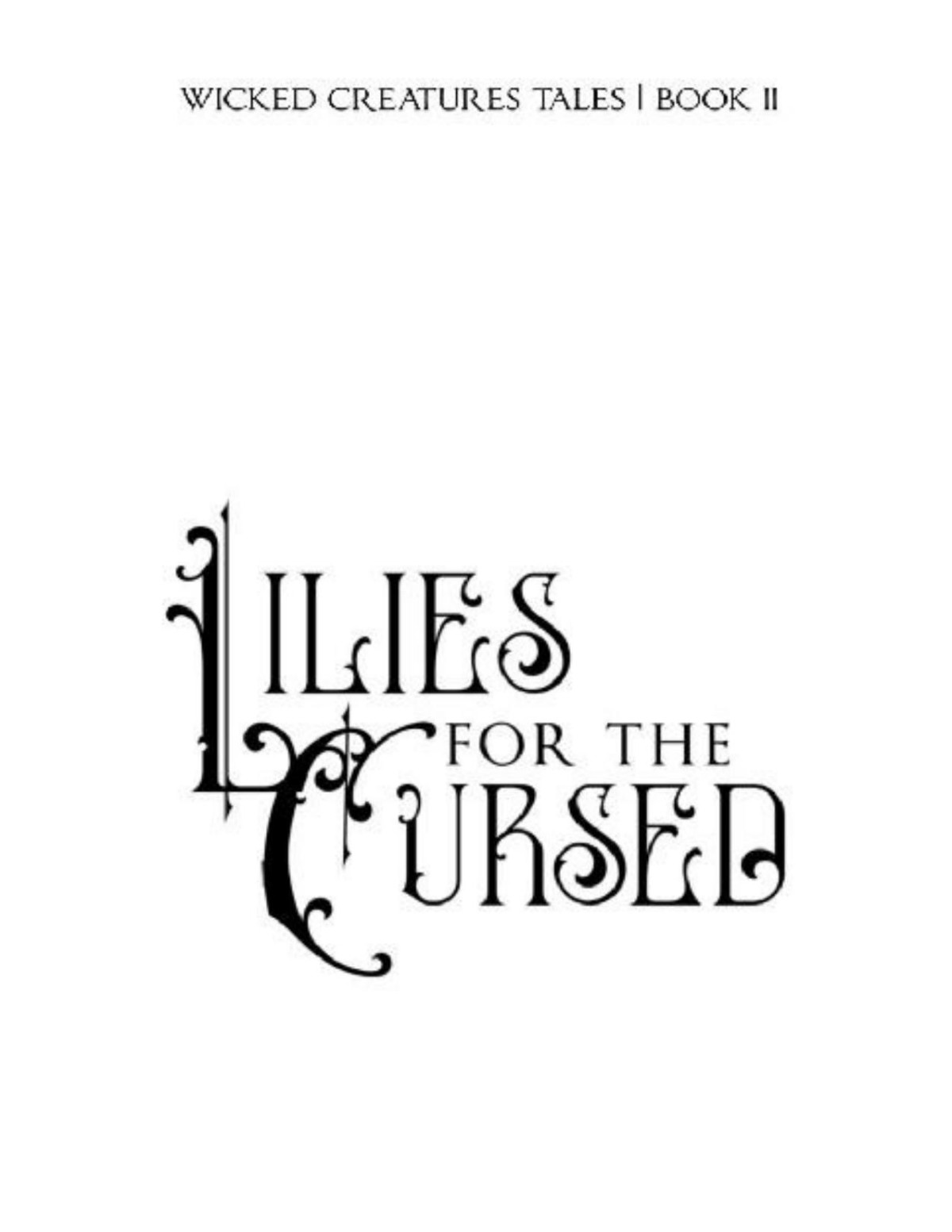 Lilies For The Cursed A Dark Sleeping Beauty Retelling Bella Durand