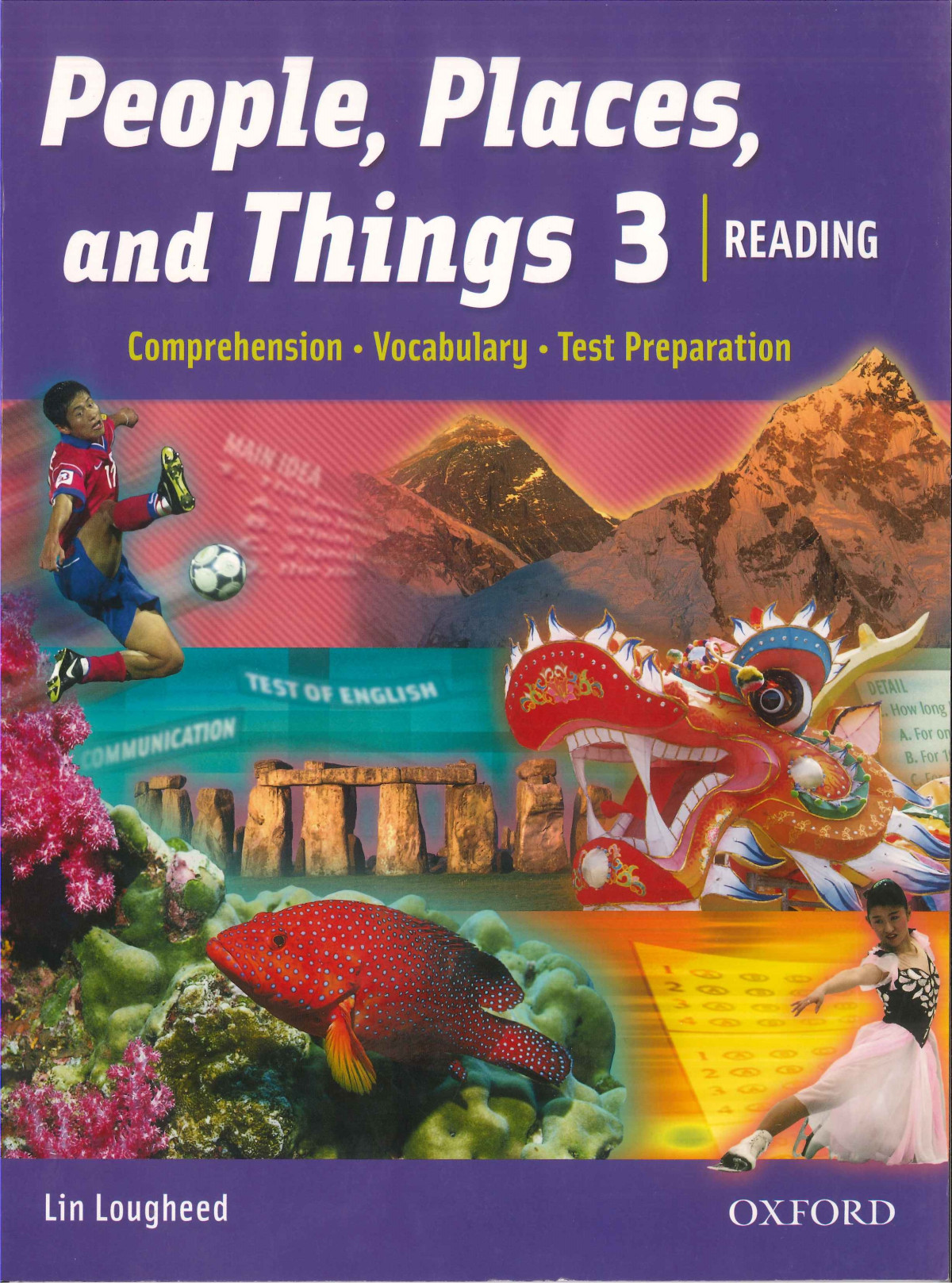 People Places And Things 3 Reading Comprehension Vocabulary Test Preparation Lin Lougheed