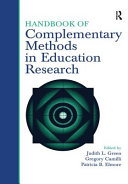 Handbook Of Complementary Methods In Education Research Judith L Green