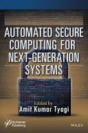 Automated Secure Computing For Nextgeneration Systems Amit Kumar Tyagi
