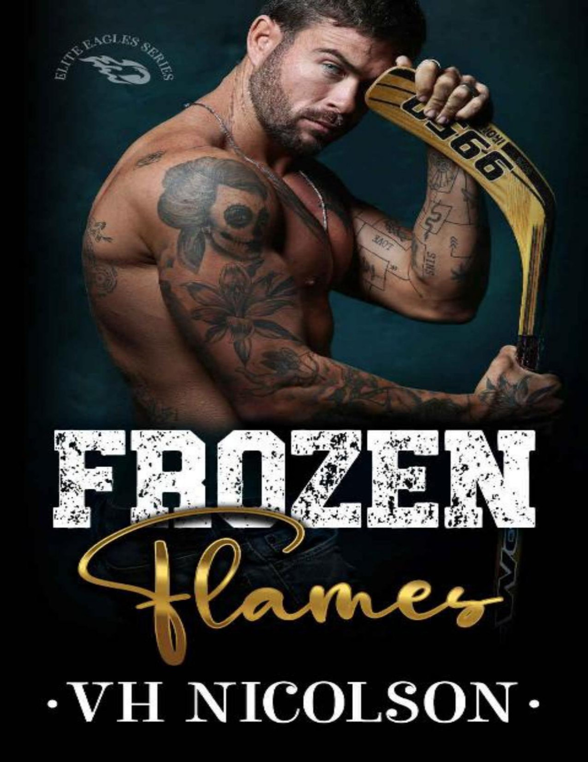 Frozen Flames A Rekindled Ice Hockey Romance Elite Eagles Series Book 1 1st Edition Vh Nicolson