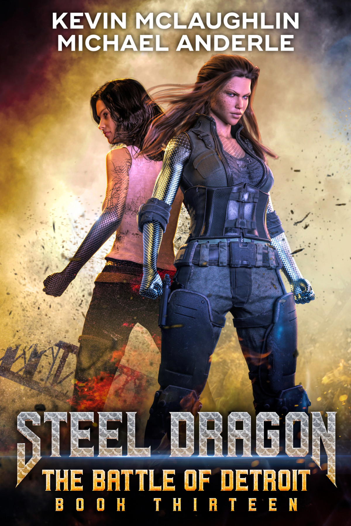 The Battle Of Detroit Steel Dragon Book 13 Anderle Michael Mclaughlin