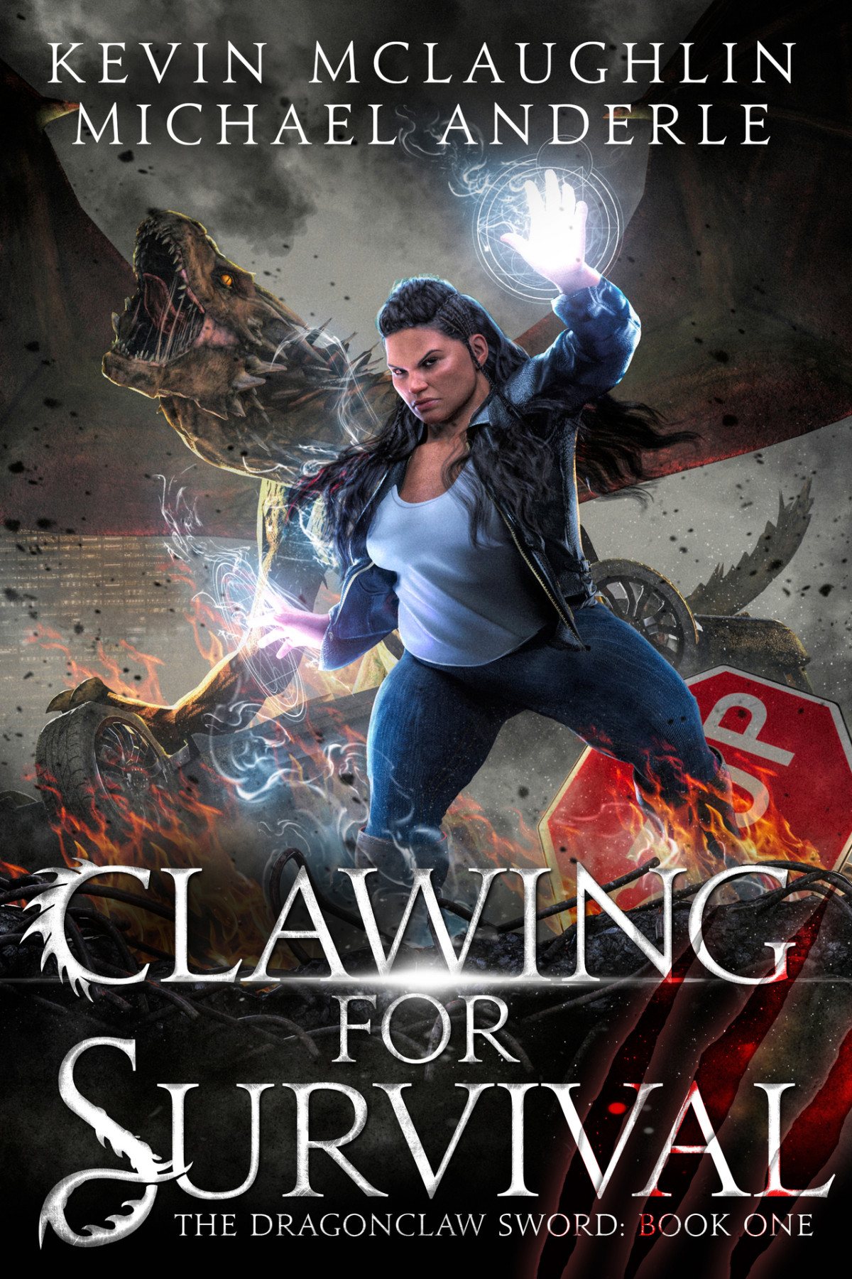 Clawing For Survival The Dragonclaw Sword Book 1 Anderle Michael Mclaughlin