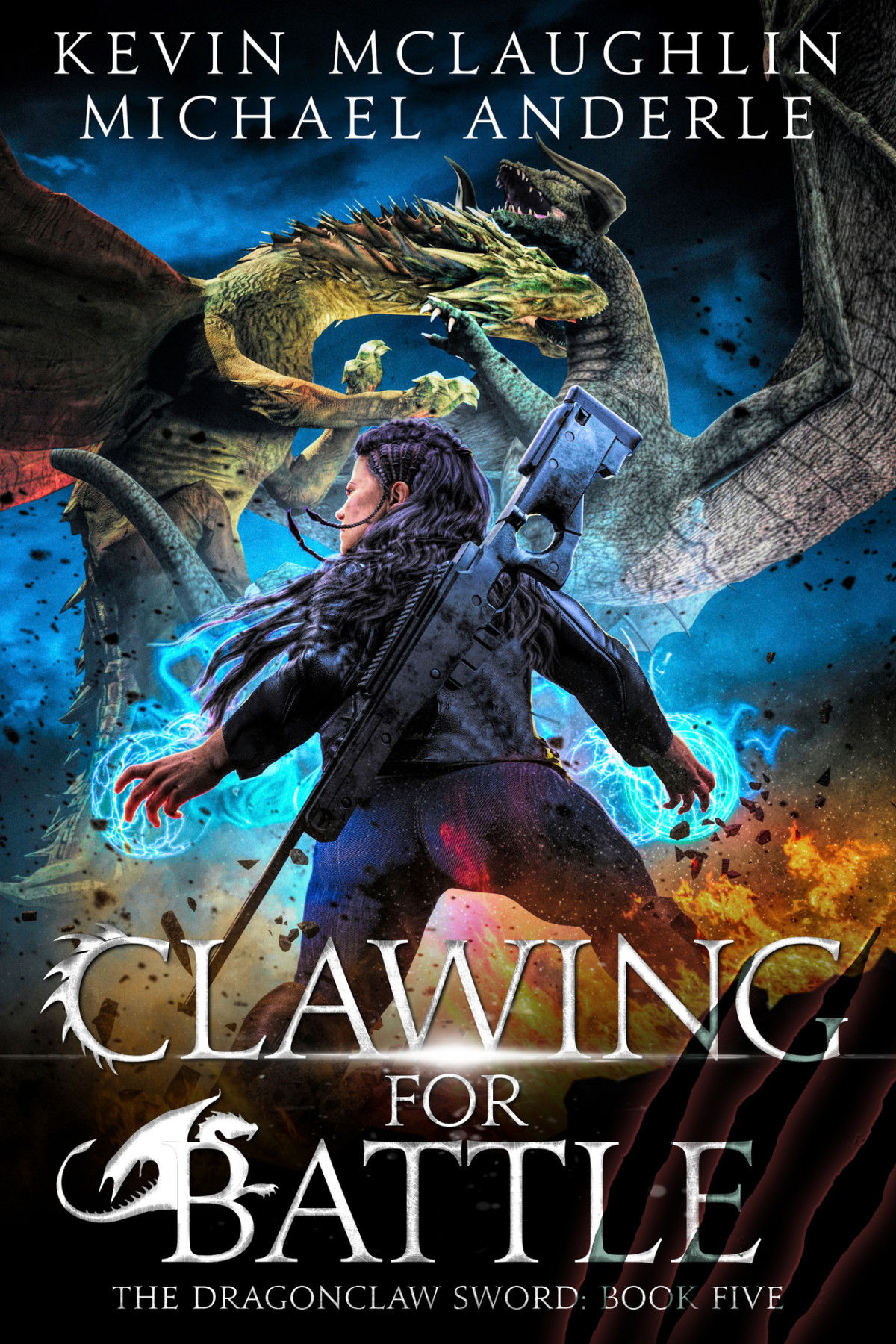 Clawing For Battle The Dragonclaw Sword Book 5 Anderle Michael Mclaughlin