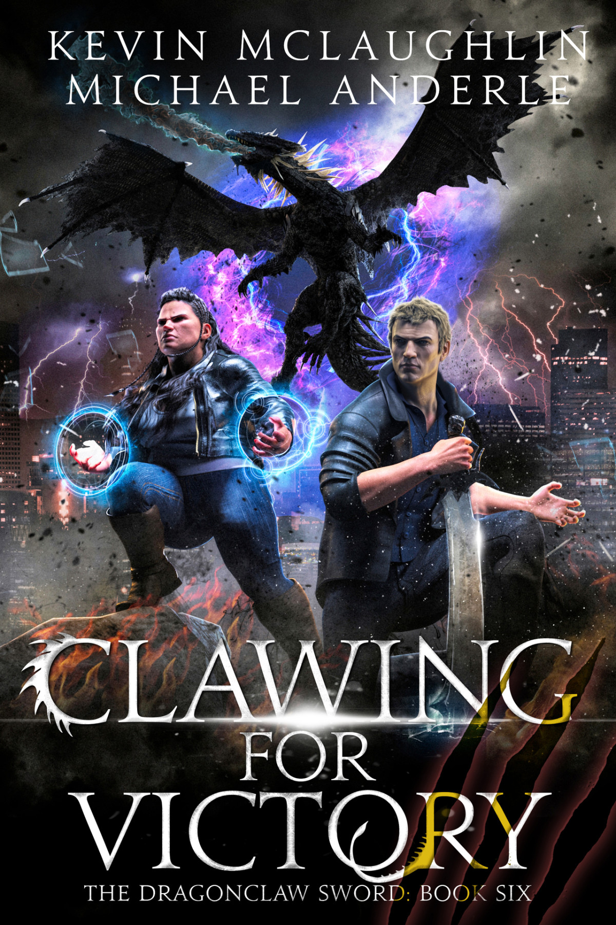 Clawing For Victory The Dragonclaw Sword Book 6 Anderle Michael Mclaughlin