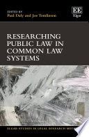 Researching Public Law In Common Law Systems 1st Edition Paul Daly Joe Tomlinson