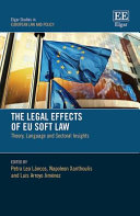 The Legal Effects Of Eu Soft Law Theory Language And Sectoral Insights Petra L Lncos