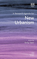 A Research Agenda For New Urbanism Emily Talen Ed