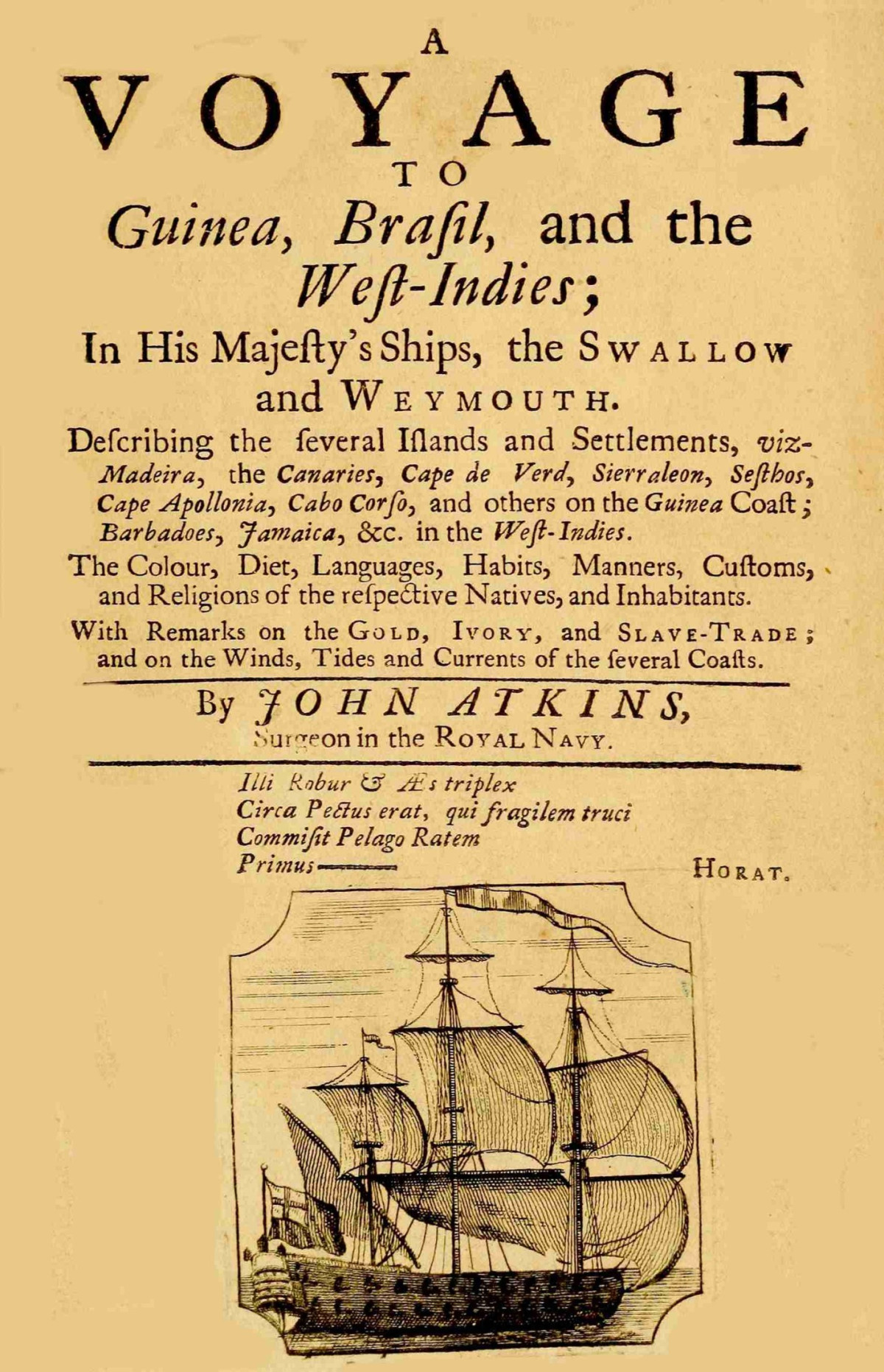 A Voyage To Guinea Brasil And The West Indies Ebook 72102 John Atkins