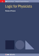 Logic For Physicists Iop Concise Physics Pereyra Nicolas A