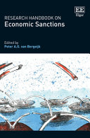 Research Handbook On Economic Sanctions Peter A G Van Bergeijk