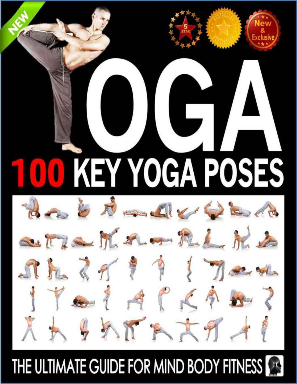 Yoga 100 Key Yoga Poses And Postures Picture Book For Beginners And Advanced Yoga Practitioners Sam Siv